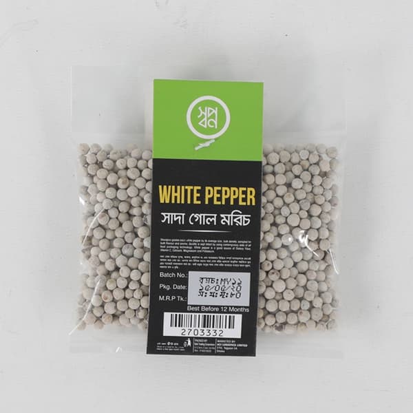 Shwapno White Pepper 25g.